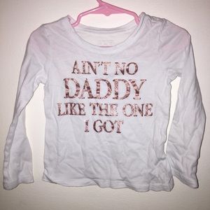 White long sleeve tee- new but tag ripped off